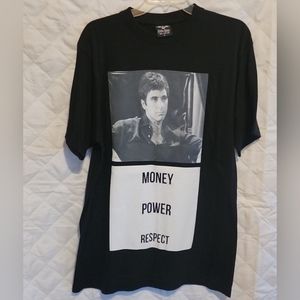 Al Pacino Scarface T-shirt Money Power Respect